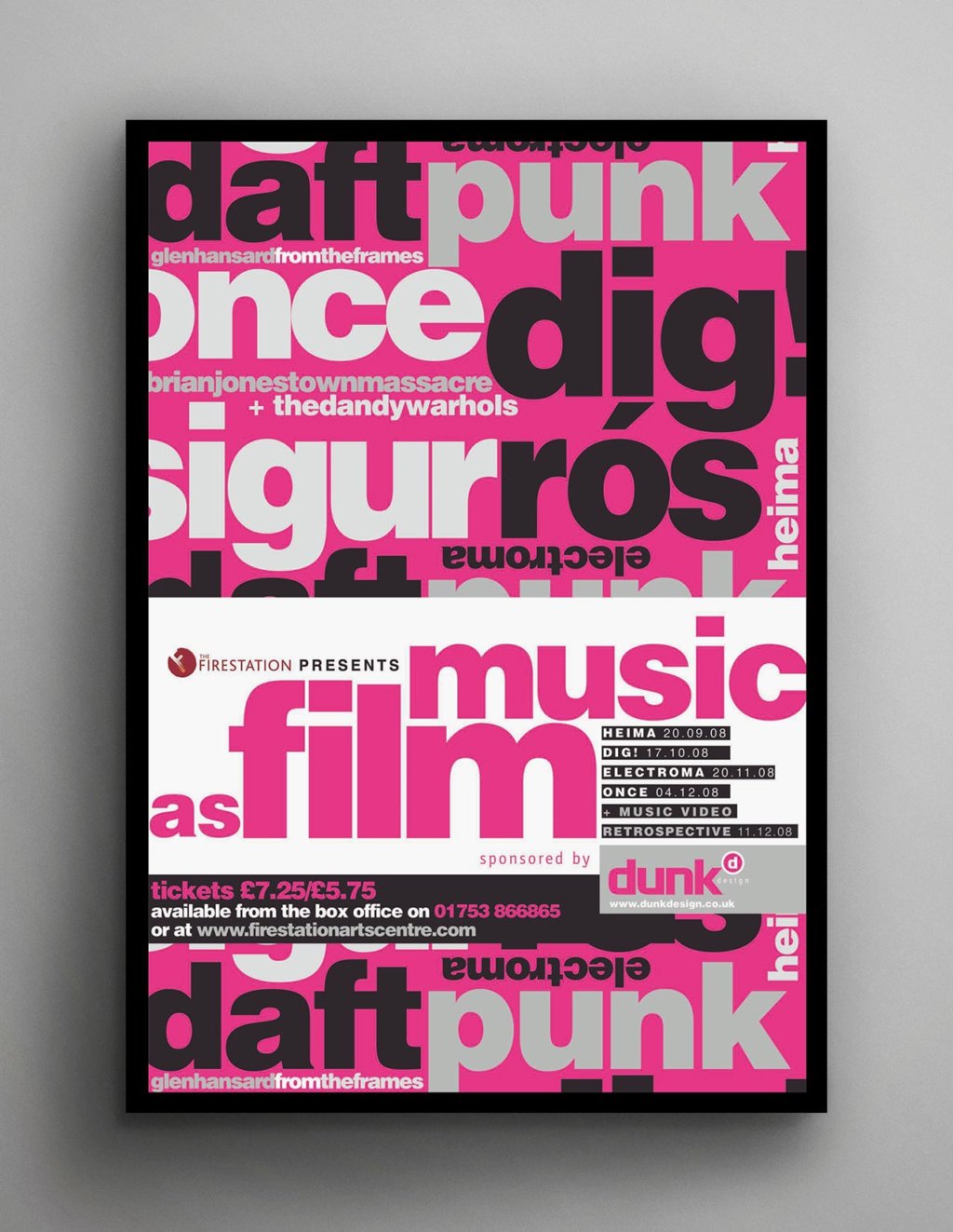 Music as film poster