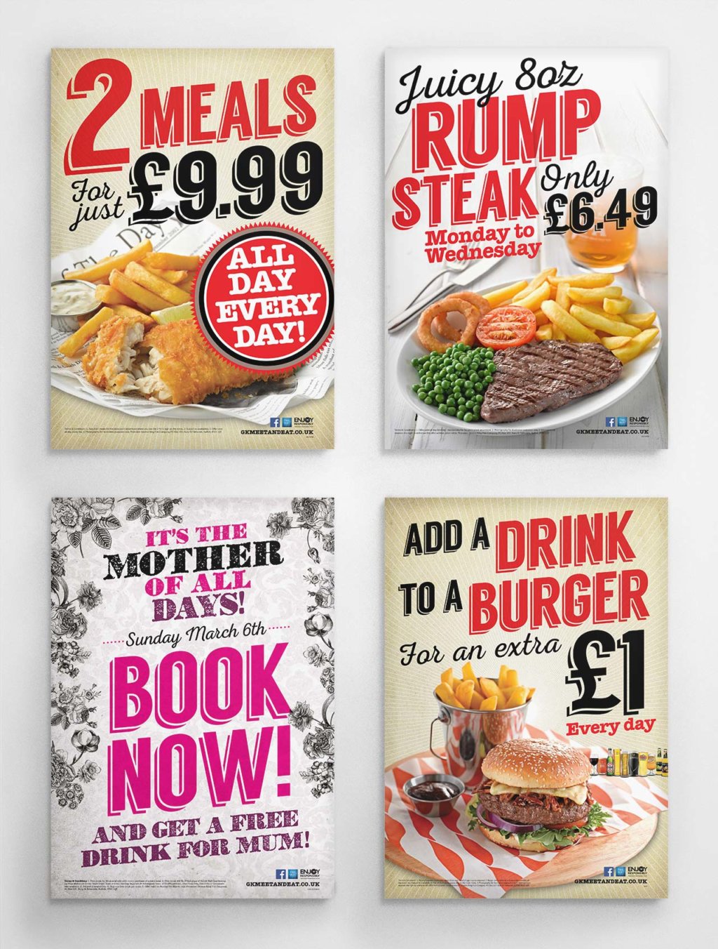 Greene King offer posters