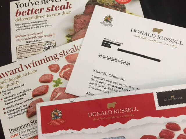 Donald Russell direct mail