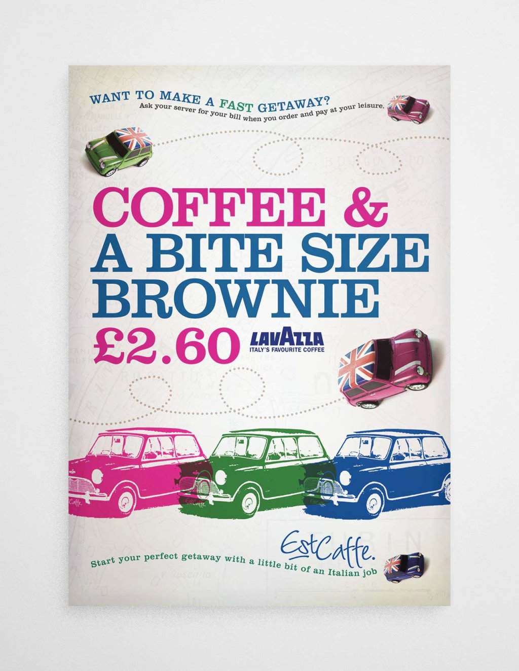 Est Caffe Luton coffee poster