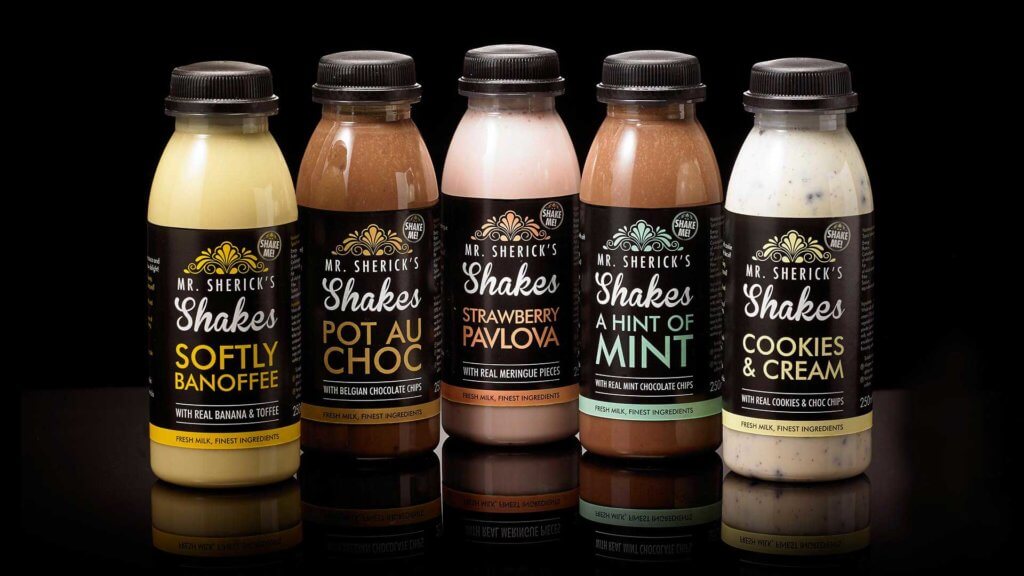 mr shericks shakes milkshake range