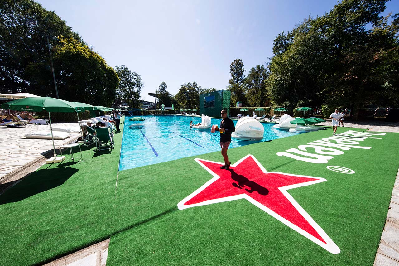 heineken f1 pool party